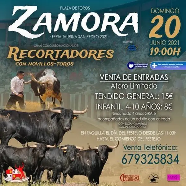 Cartel anunciador del concurso de recortadores