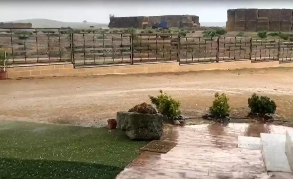 granizada en Villamor