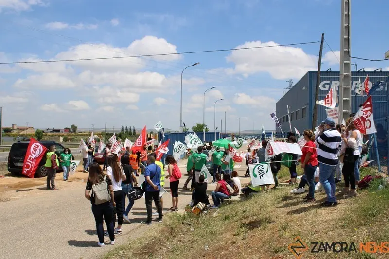 Imagen de archivo de una protesta trabajadores Siro en Toro