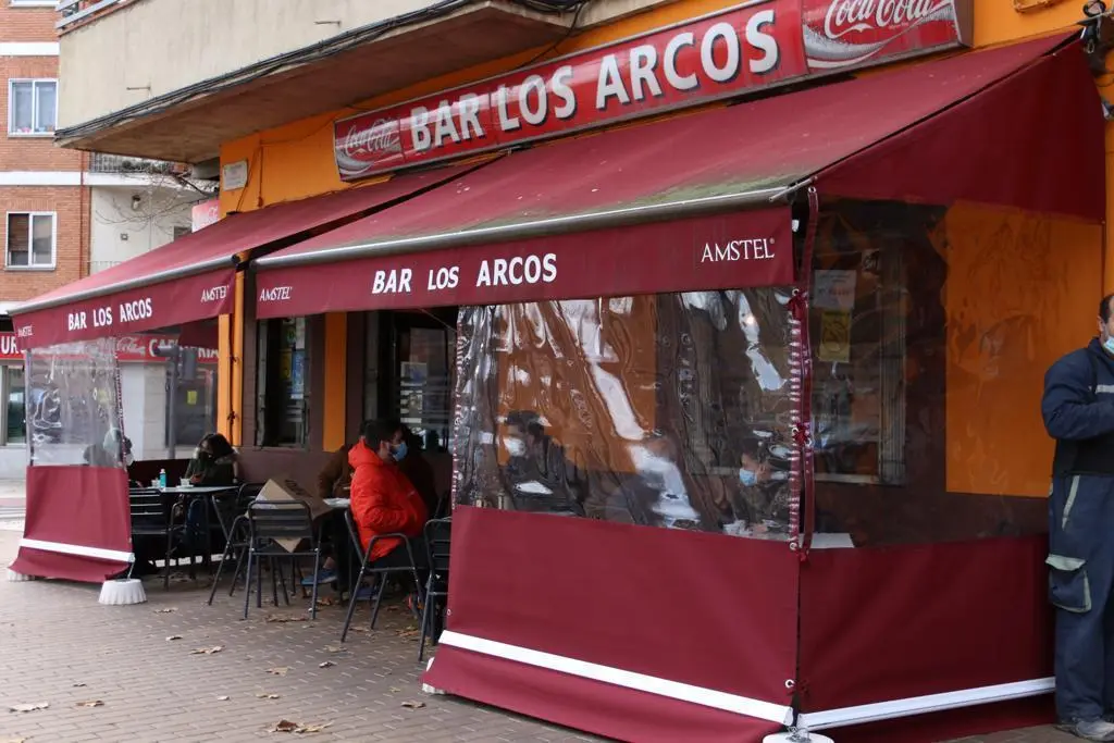 Terraza de un bar en Zamora