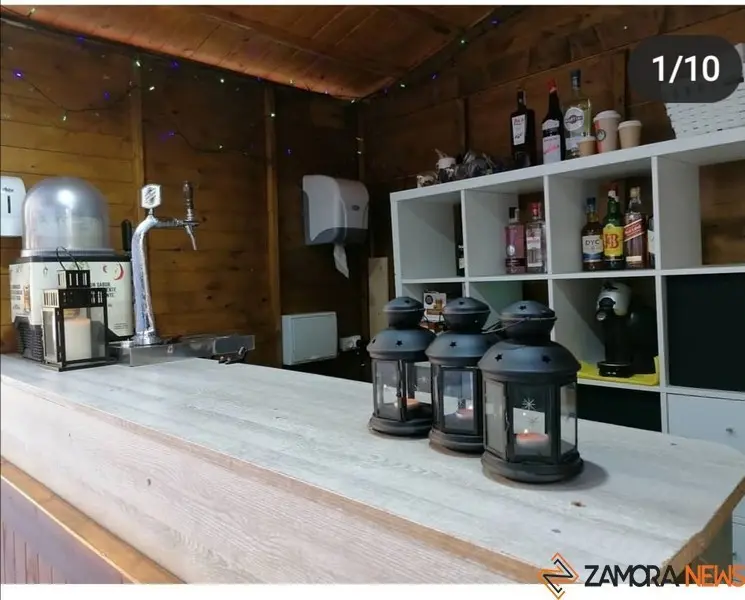 Interior de un bar