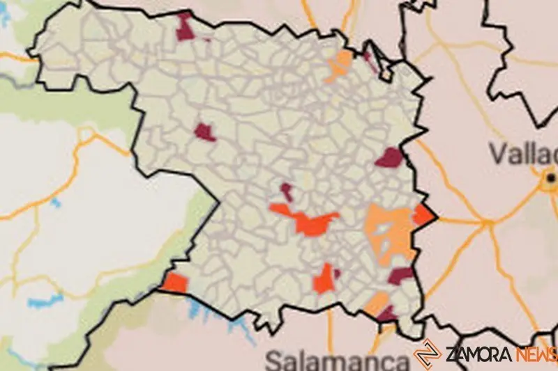 Mapa de incidencia por municipios