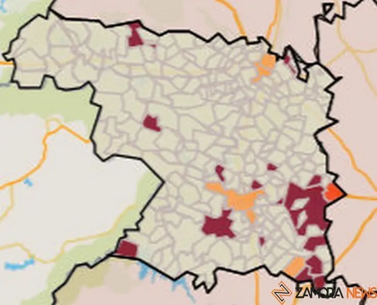 Mapa de incidencia por municipios