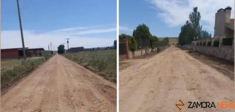 Caminos rurales arreglados en Tierra del Vino