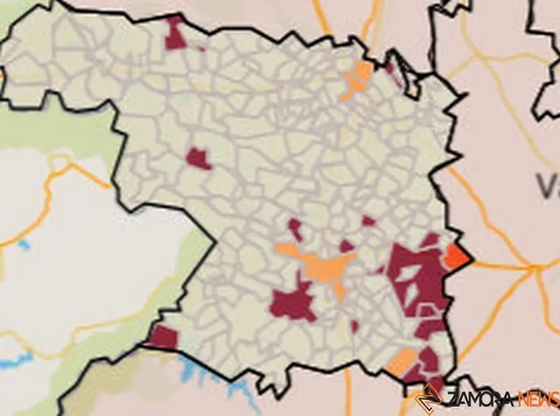 Mapa de riesgo por municipios