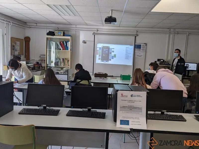 Alumnos del IES "Los Sauces" de Benavente