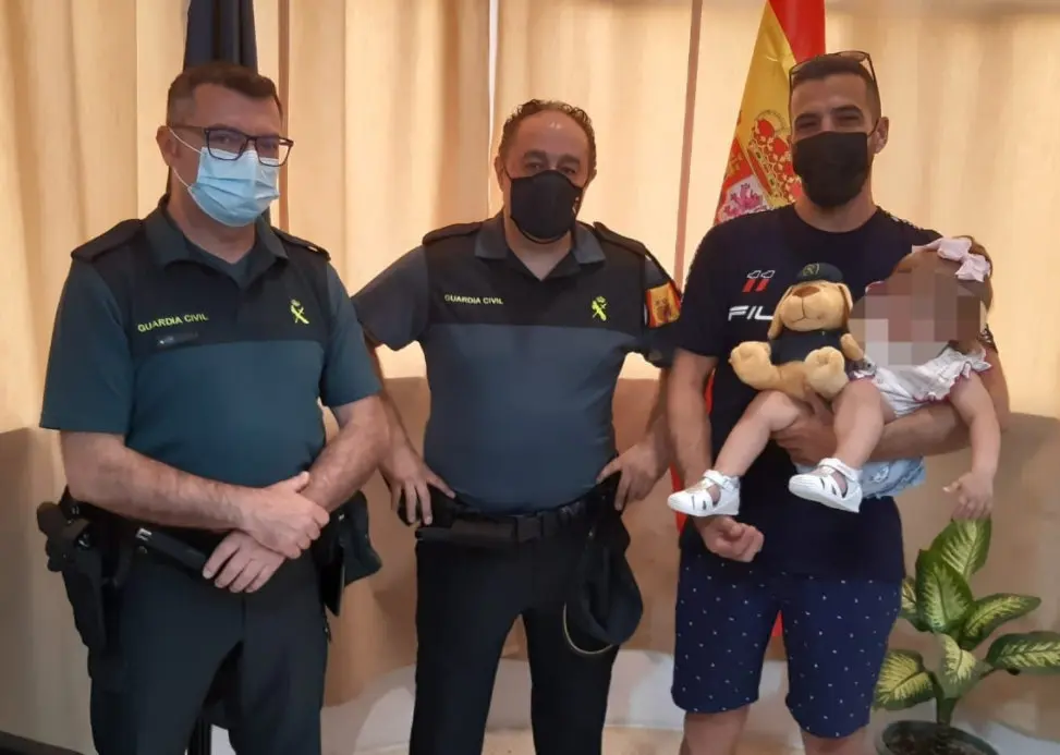 guardia civil rescate niña