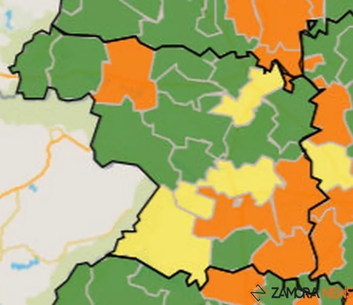 Mapa de incidencia por municipios