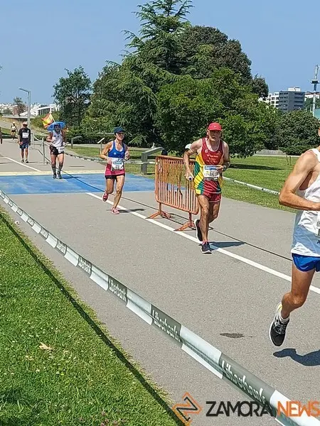 Corredores compitiendo