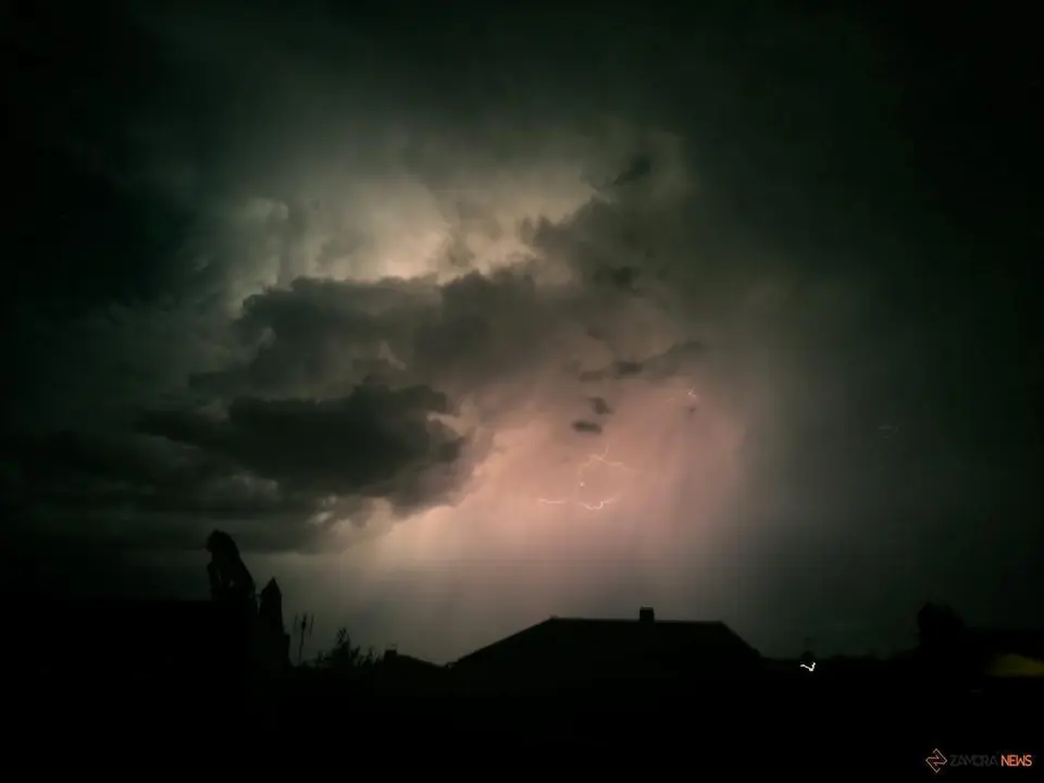 Una de las tormentas registradas en la provincia