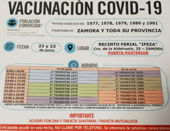 vacunas quintos 77 al 81