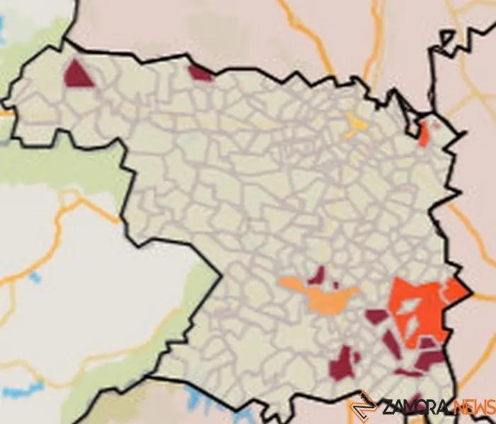 Mapa de incidencia por municipios