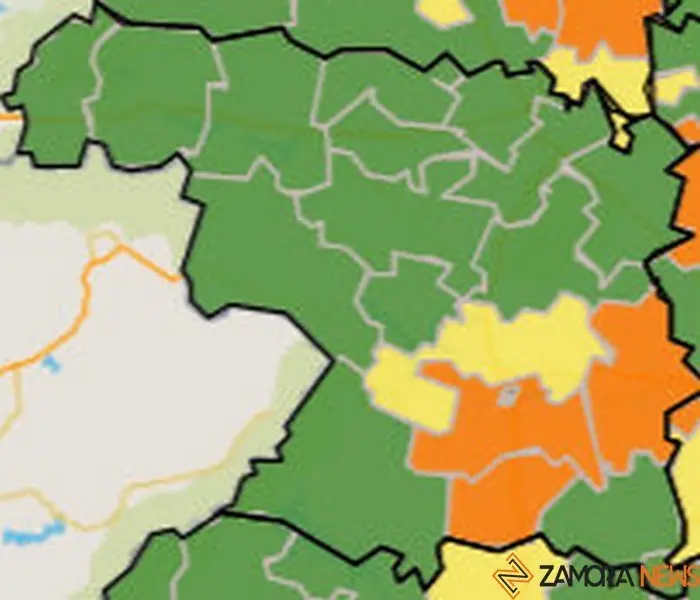 Mapa de incidencia por ZBS