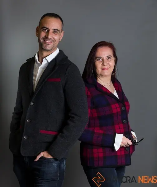 Los hermanos Manoli y Raúl Escudero