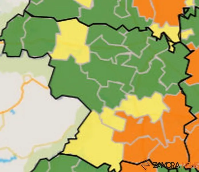 Mapa de incidencia por municipios