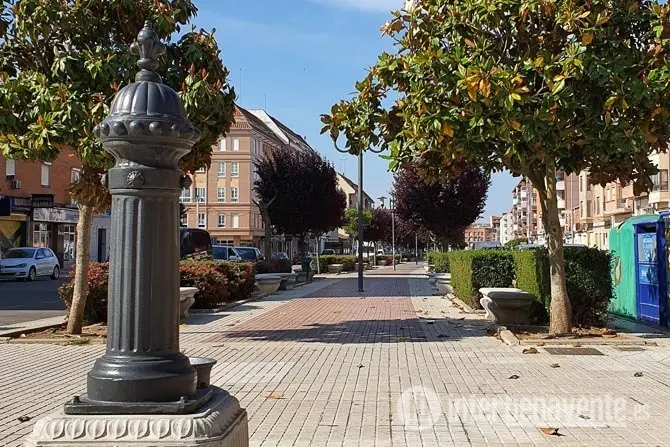 Fuente de agua potabe en Benavente