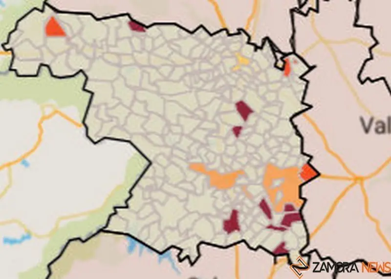 Mapa de incidencia por municipios