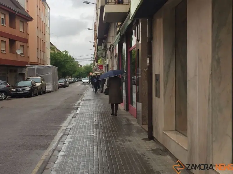Lluvia en Zamora