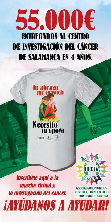 Camiseta solidaria "Unidos contra el cáncer"