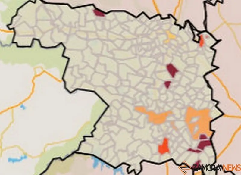 Mapa de incidencia por municipios