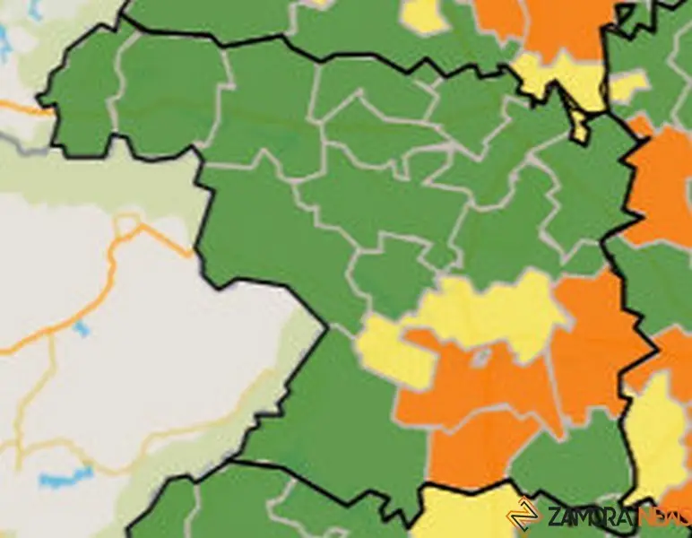Mapa de incidencia por municipios
