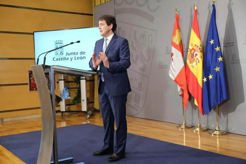El presidente de la Junta, Alfonso Fernández Mañueco