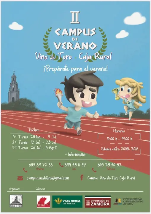 Cartel II Campus de Verano Vino Toro Caja Rural