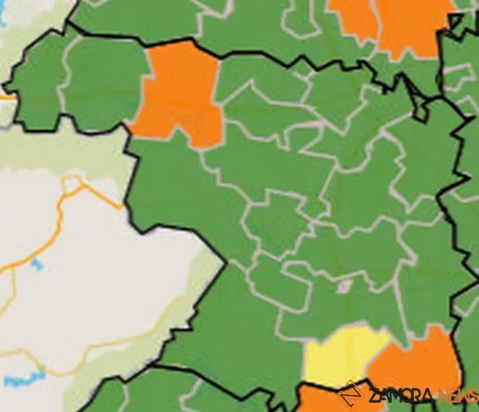 Mapa de incidencia por ZBS