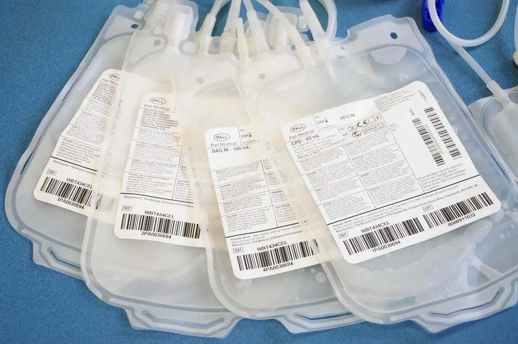 Foto de archivo donación de sangre