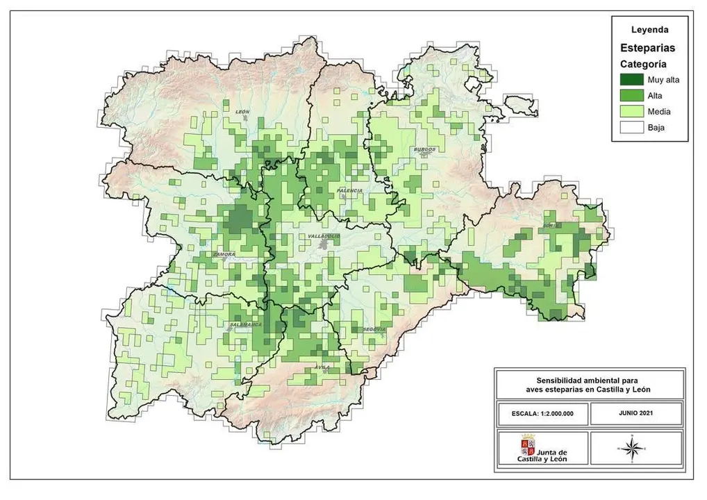Mapa Sensibilidad Esteparias
