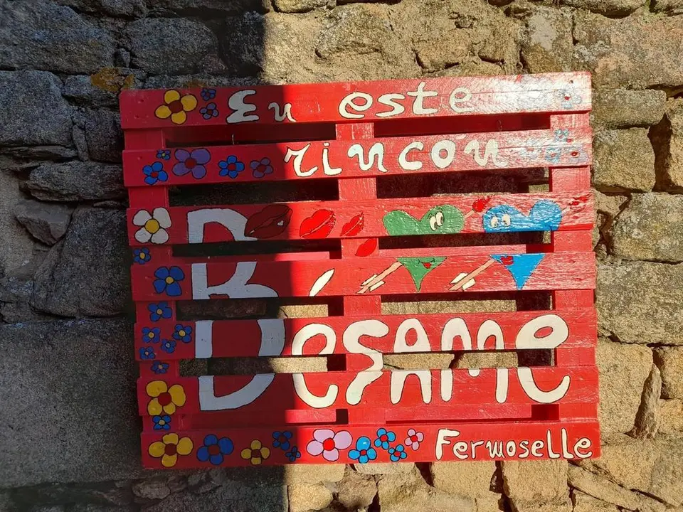 El rincón del beso estrenado en Fermoselle. Fotografía: CEDIDA