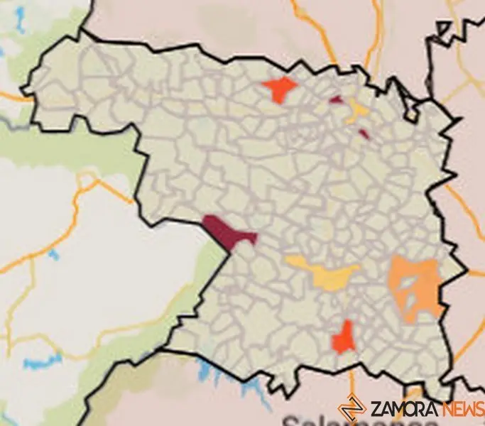 Mapa de riesgo por municipios