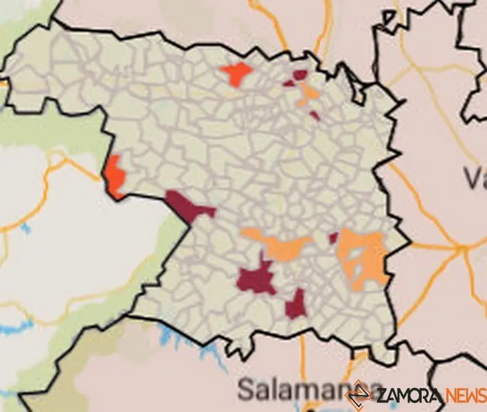 Mapa de riesgo por municipios