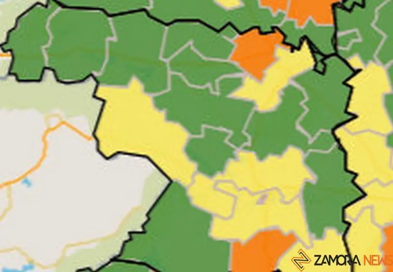 Mapa de incidencia por ZBS