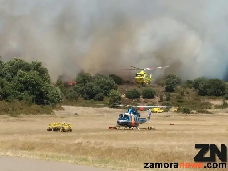 Foto archivo incendios Zamora