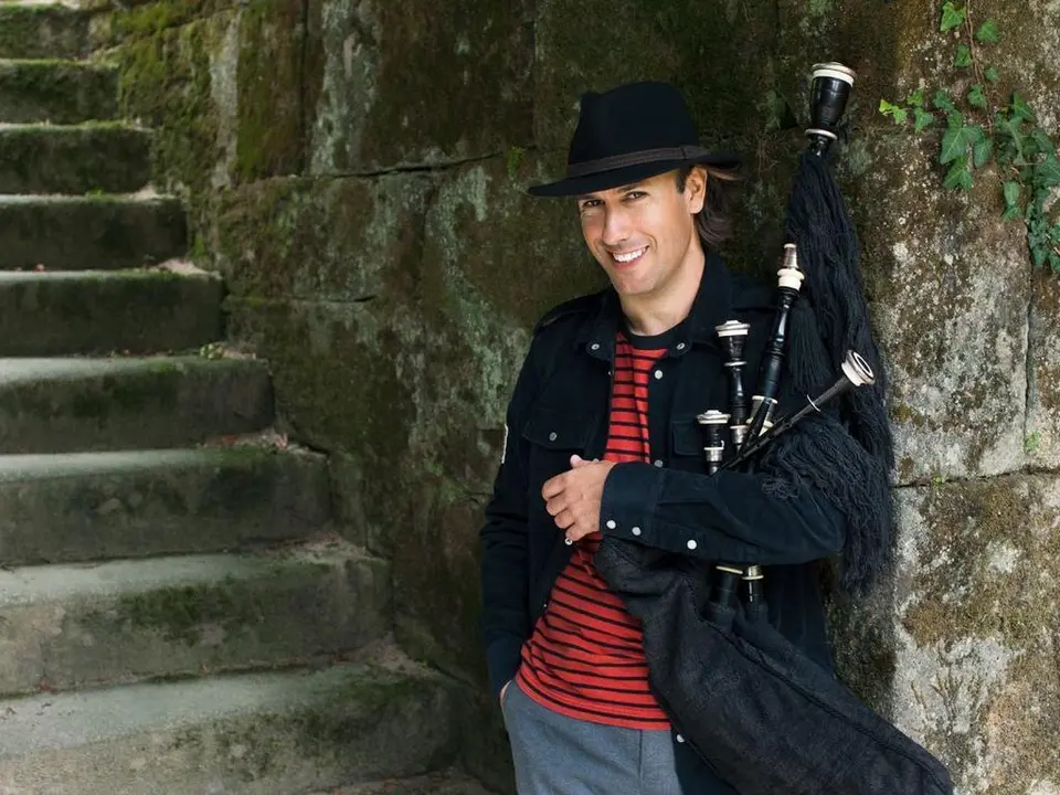 El pontevedrés y erudito de la música celta, Carlos Núñez