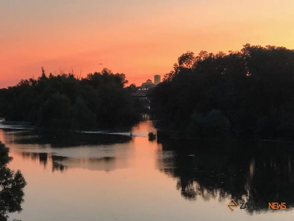 Zamora desde el Puente de Los Tres Árboles