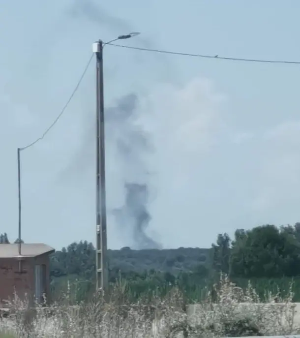 Fotografía del incendio. Fuente: Incendios Forestales en Castilla y León