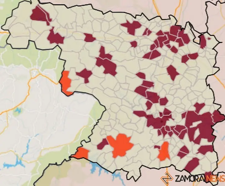 Mapa de incidencia por municipios