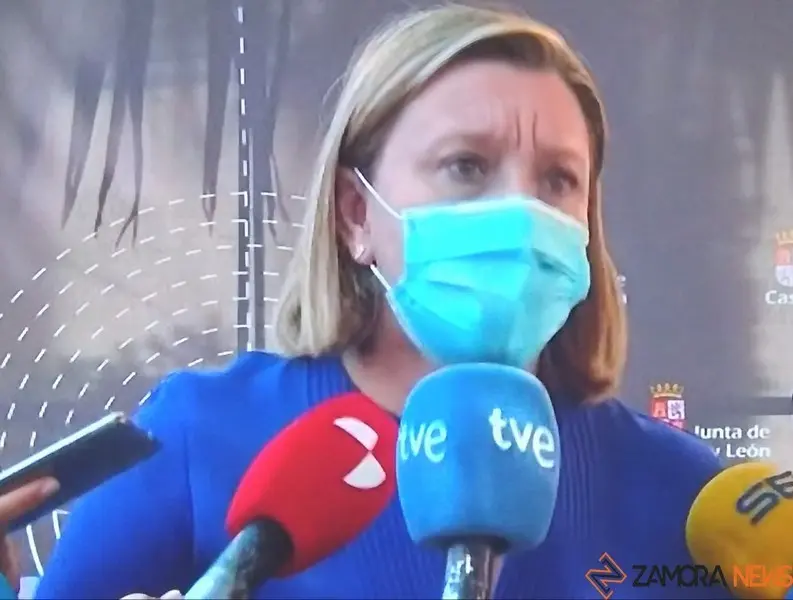 Isabel Blanco, en Benavente. Foto TvCYL