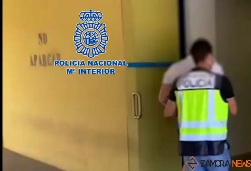Fotografía de archivo de una detención