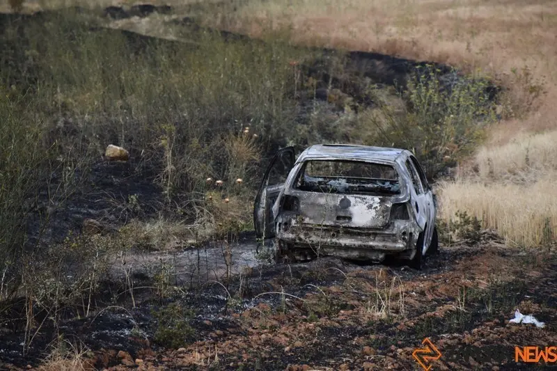 Coche calcinado fuego la hiniesta zamora (37)