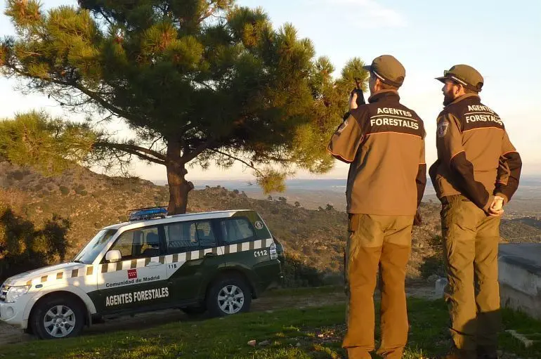 Agentes forestales de la Comunidad de Madrid