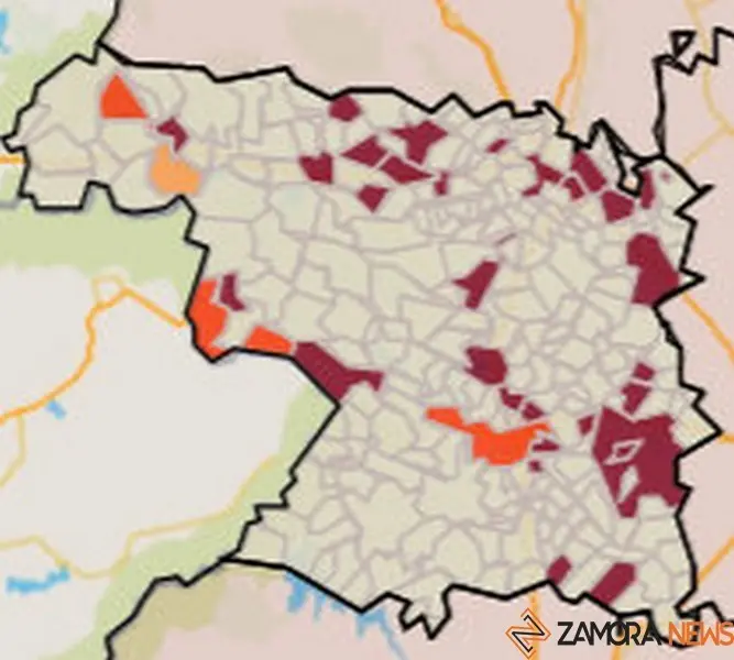Municipios con la incidencia muy alta