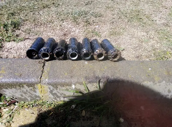 Aspersores dañados
