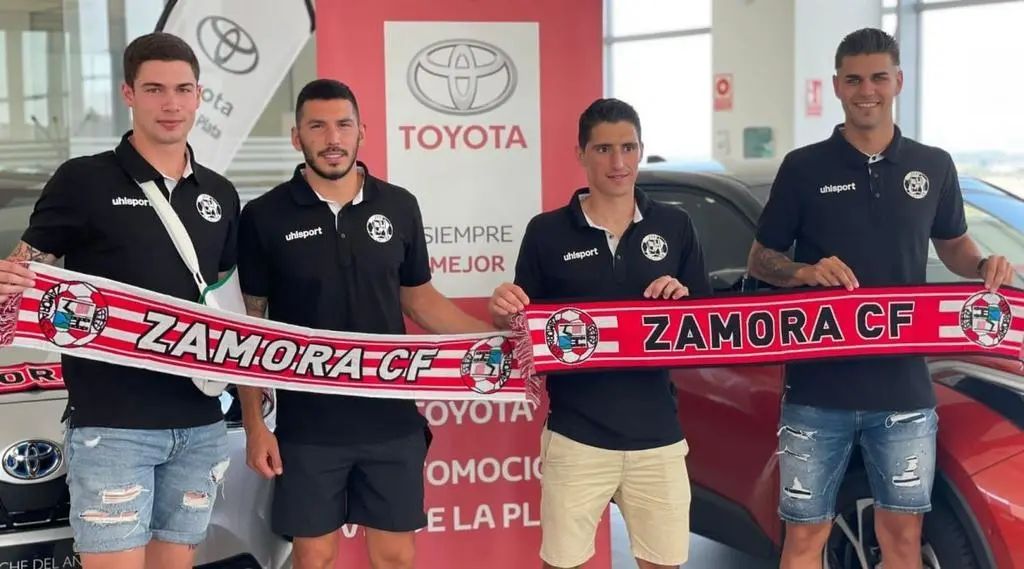 Presentación de Jorge Fernández, Munguía, Diego Hernández y Dani Espejo