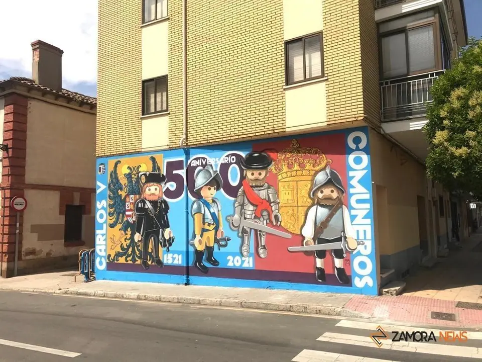 Nuevo mural homenaje a los Comuneros en el 500 aniversario