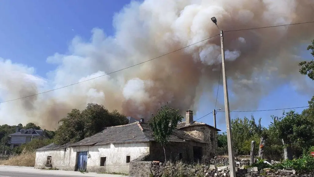 Incendio en la provincia
