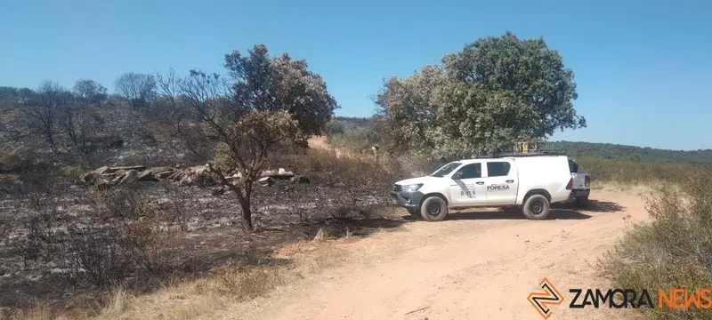 Incendio en Granja de Moreruela