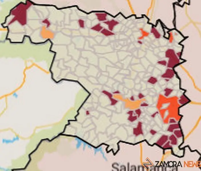 Mapa de incidencia por municipios